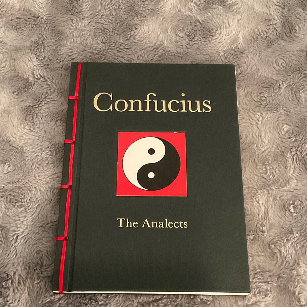 Confucius The Analects Hardcover Book - Black & Red Cover
